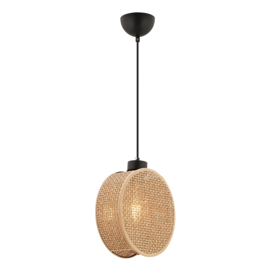 Pakabinamas šviestuvas ant laido DRUM 1xE27/60W/230V rudas