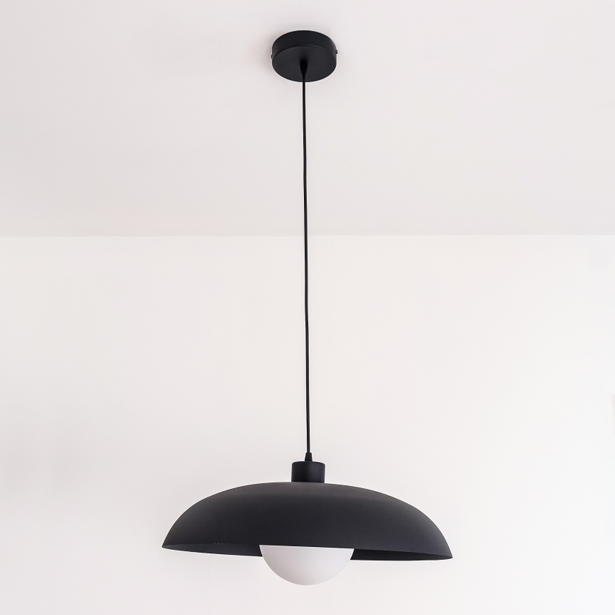 Pakabinamas šviestuvas ant laido ECLIPSE 1xE27/15W/230V juodas