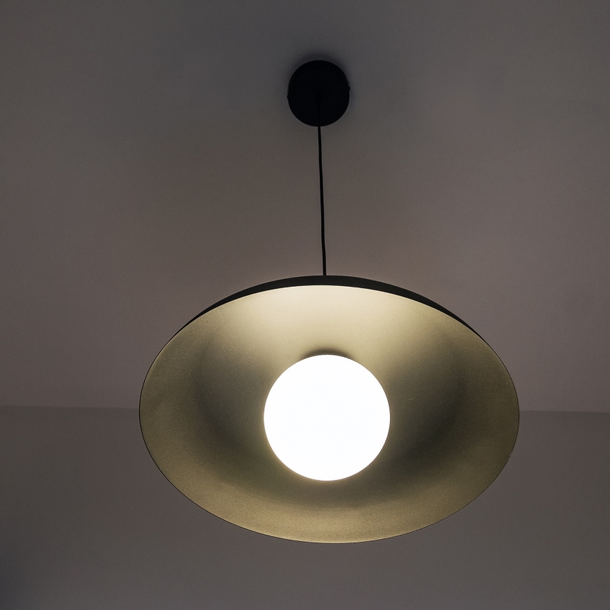 Pakabinamas šviestuvas ant laido ECLIPSE 1xE27/15W/230V juodas