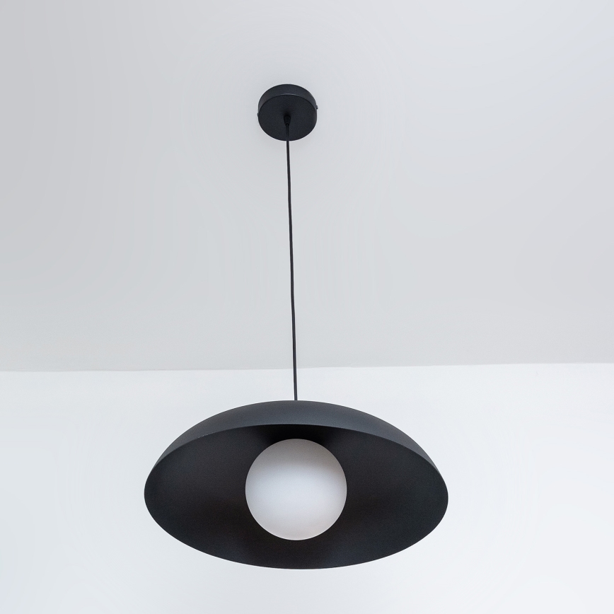 Pakabinamas šviestuvas ant laido ECLIPSE 1xE27/15W/230V juodas