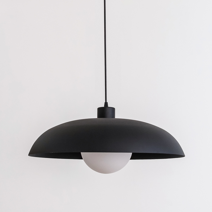 Pakabinamas šviestuvas ant laido ECLIPSE 1xE27/15W/230V juodas