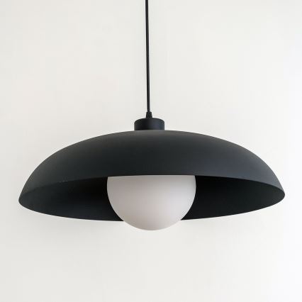 Pakabinamas šviestuvas ant laido ECLIPSE 1xE27/15W/230V juodas