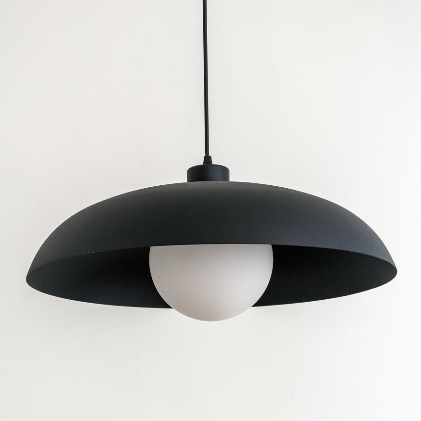 Pakabinamas šviestuvas ant laido ECLIPSE 1xE27/15W/230V juodas