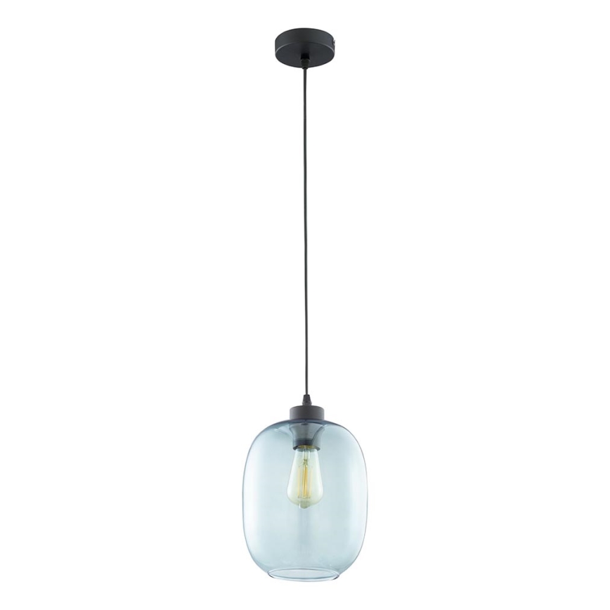Pakabinamas šviestuvas ant laido ELIO 1xE27/15W/230V mėlynas