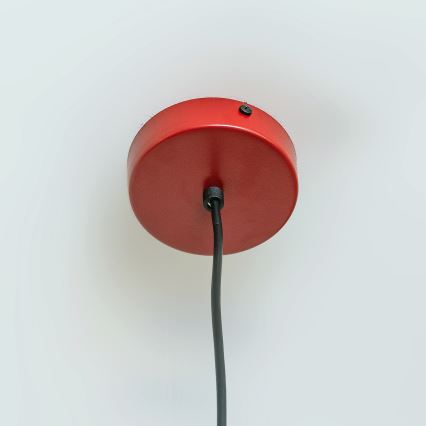 Pakabinamas šviestuvas ant laido ETNA II 1xE27/15W/230V skersmuo 18,5 cm raudonas