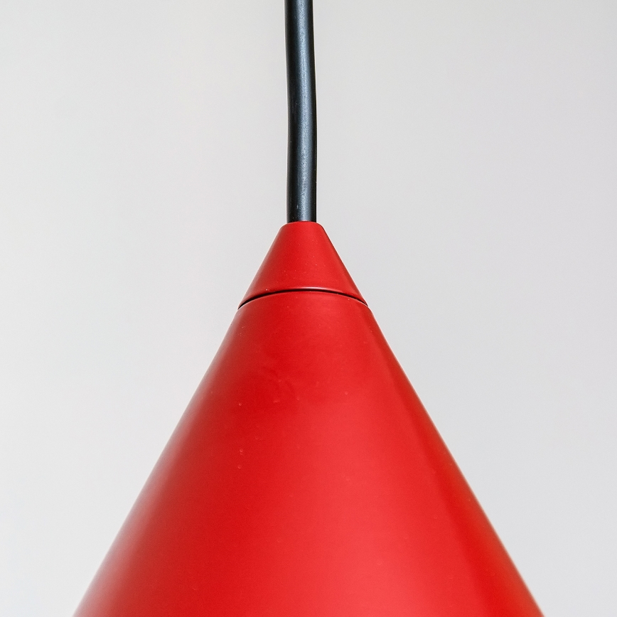 Pakabinamas šviestuvas ant laido ETNA II 1xE27/15W/230V skersmuo 25 cm raudonas
