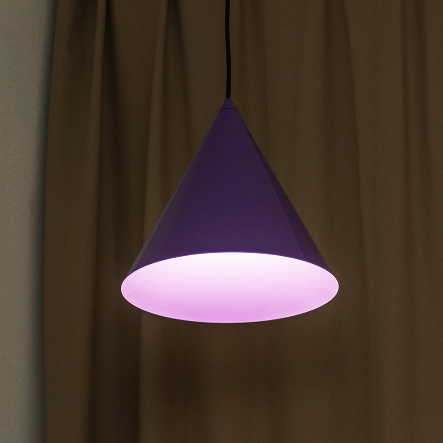 Pakabinamas šviestuvas ant laido ETNA II, 1xE27/15W/230V, skersmuo 25 cm, violetinė