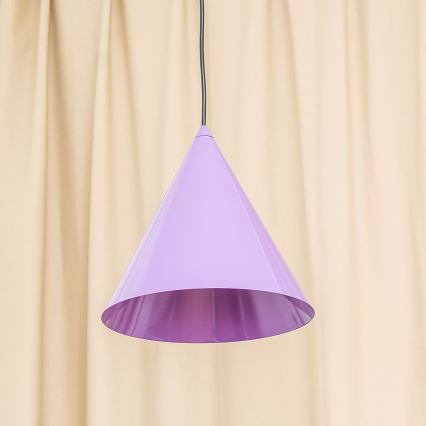 Pakabinamas šviestuvas ant laido ETNA II, 1xE27/15W/230V, skersmuo 25 cm, violetinė