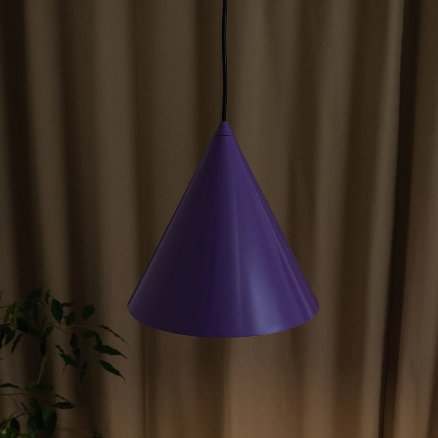Pakabinamas šviestuvas ant laido ETNA II, 1xE27/15W/230V, skersmuo 25 cm, violetinė