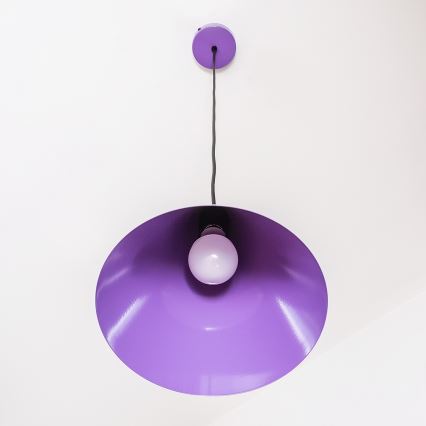 Pakabinamas šviestuvas ant laido ETNA II, 1xE27/15W/230V, skersmuo 25 cm, violetinė