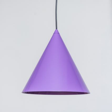 Pakabinamas šviestuvas ant laido ETNA II, 1xE27/15W/230V, skersmuo 25 cm, violetinė
