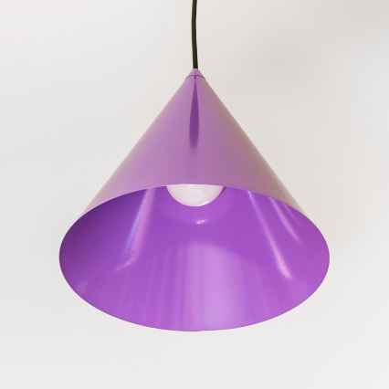 Pakabinamas šviestuvas ant laido ETNA II, 1xE27/15W/230V, skersmuo 25 cm, violetinė