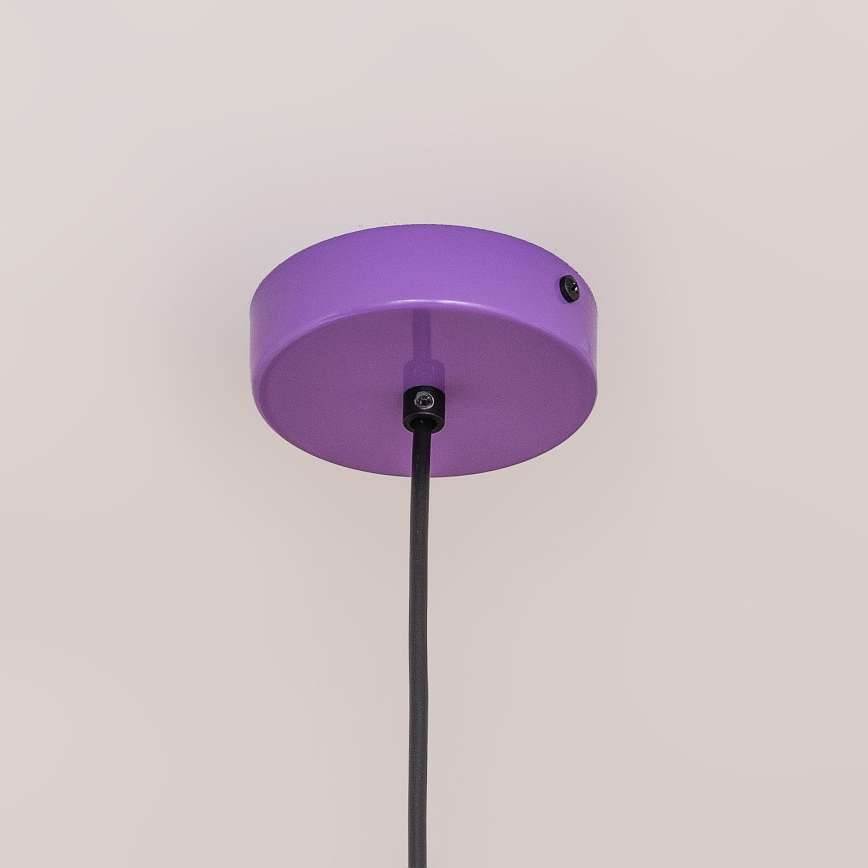 Pakabinamas šviestuvas ant laido ETNA II, 1xE27/15W/230V, skersmuo 25 cm, violetinė