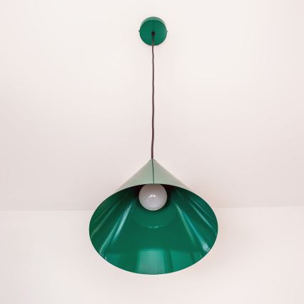 Pakabinamas šviestuvas ant laido ETNA II 1xE27/15W/230V skersmuo 25 cm žalias