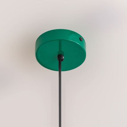 Pakabinamas šviestuvas ant laido ETNA II 1xE27/15W/230V skersmuo 25 cm žalias