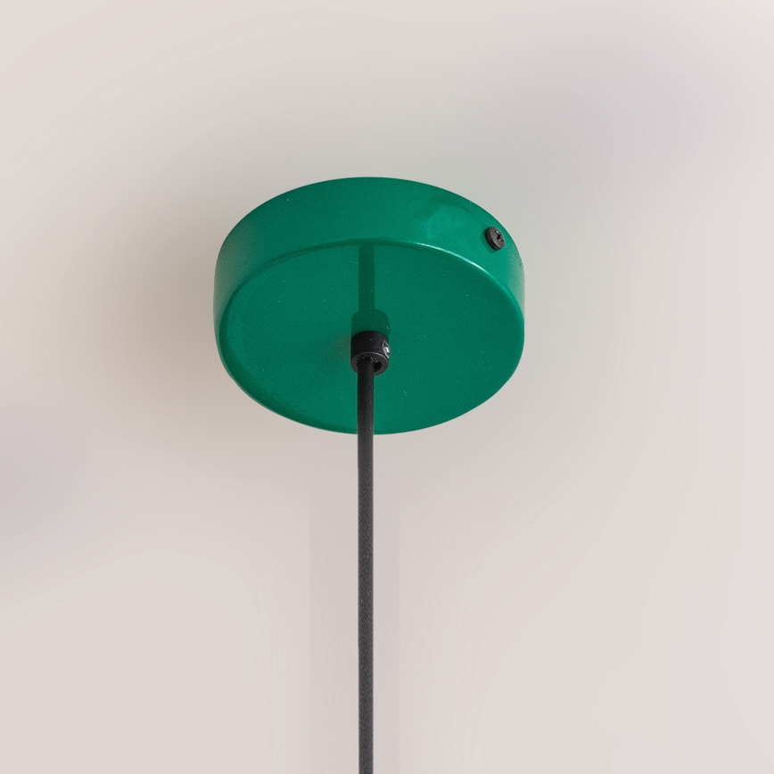 Pakabinamas šviestuvas ant laido ETNA II 1xE27/15W/230V skersmuo 25 cm žalias
