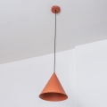 Pakabinamas šviestuvas ant laido ETNA II 1xE27/15W/230V, Ø 18,5 cm, oranžinis
