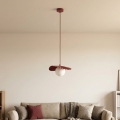 Pakabinamas šviestuvas ant laido FLORA 1xG9/8W/230V raudonas