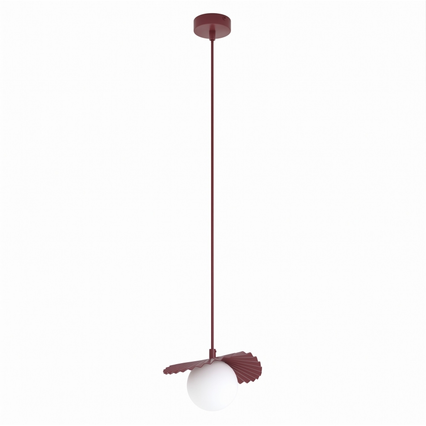 Pakabinamas šviestuvas ant laido FLORA 1xG9/8W/230V raudonas