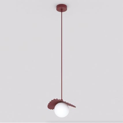 Pakabinamas šviestuvas ant laido FLORA 1xG9/8W/230V raudonas