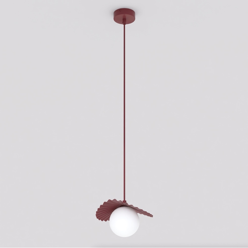 Pakabinamas šviestuvas ant laido FLORA 1xG9/8W/230V raudonas