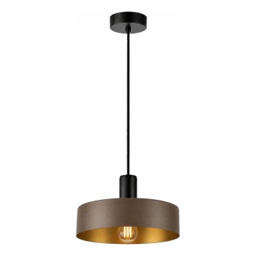 Pakabinamas šviestuvas ant laido HAKI 1xE27/60W/230V ruda/juoda