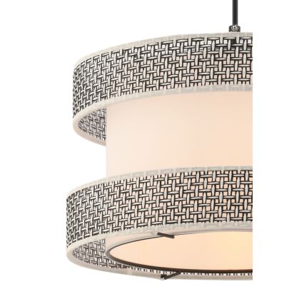 Pakabinamas šviestuvas ant laido HALO 1xE27/60W/230V kreminė/pilka