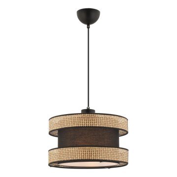 Pakabinamas šviestuvas ant laido HALO 1xE27/60W/230V ruda/smėlinė
