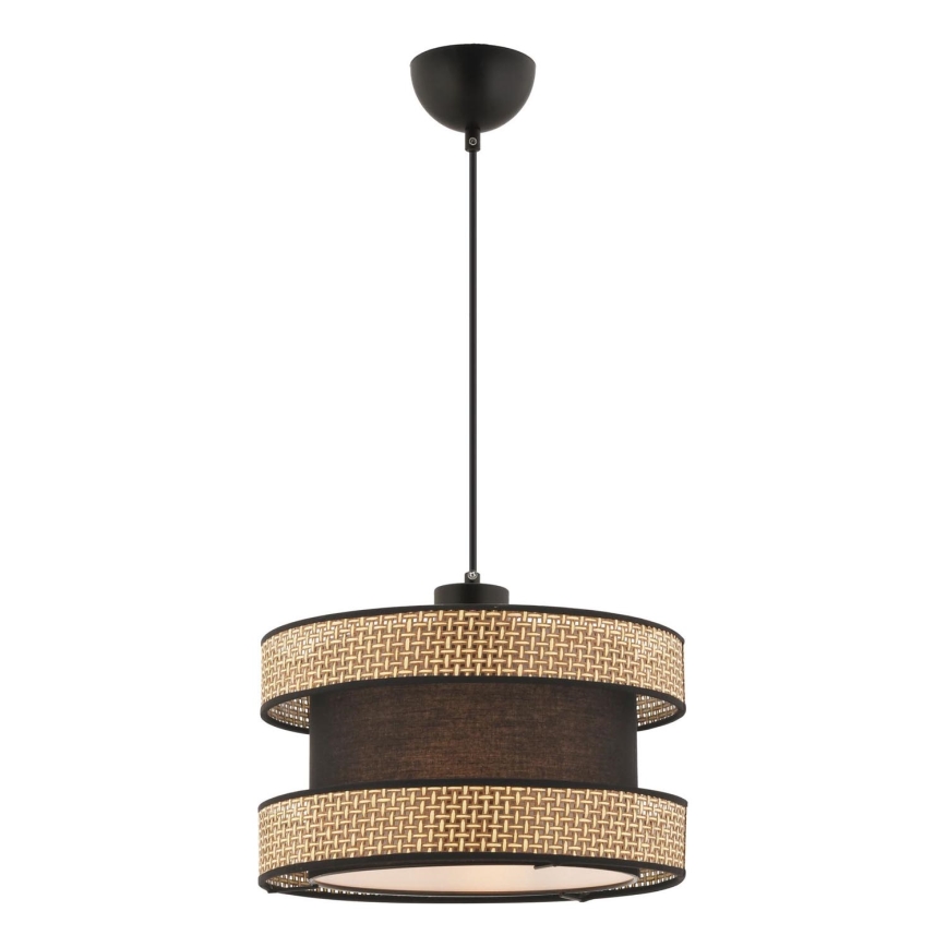 Pakabinamas šviestuvas ant laido HALO 1xE27/60W/230V ruda/smėlinė