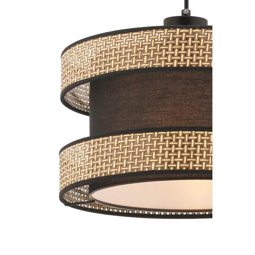 Pakabinamas šviestuvas ant laido HALO 1xE27/60W/230V ruda/smėlinė