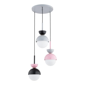 Pakabinamas šviestuvas ant laido IRSA 3xE27/15W/230V – įvairiaspalvis