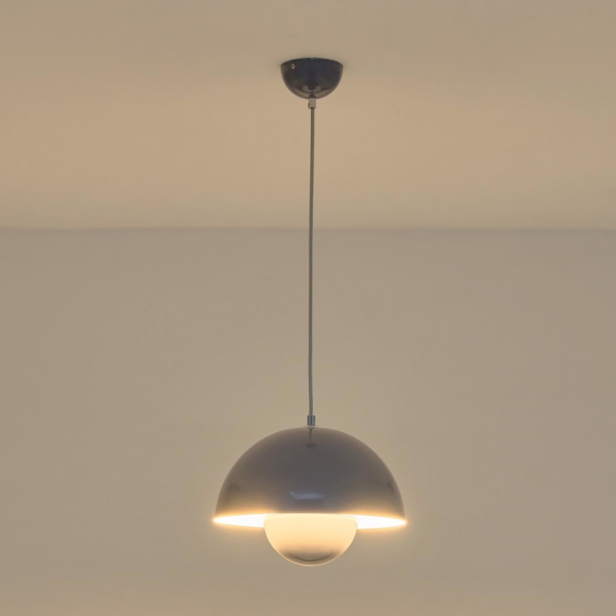 Pakabinamas šviestuvas ant laido JARDEN 1xE27/15W/230V pilka