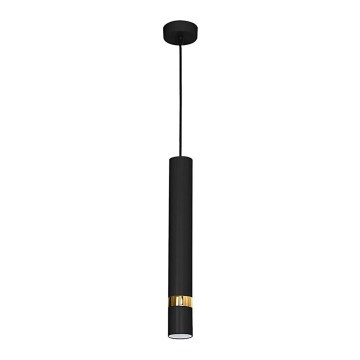 Pakabinamas šviestuvas ant laido JOKER 1xGU10/25W/230V juodas/auksinis