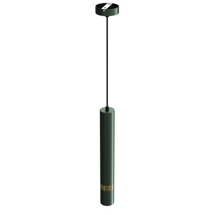 Pakabinamas šviestuvas ant laido JOKER 1xGU10/25W/230V žalia/auksinė
