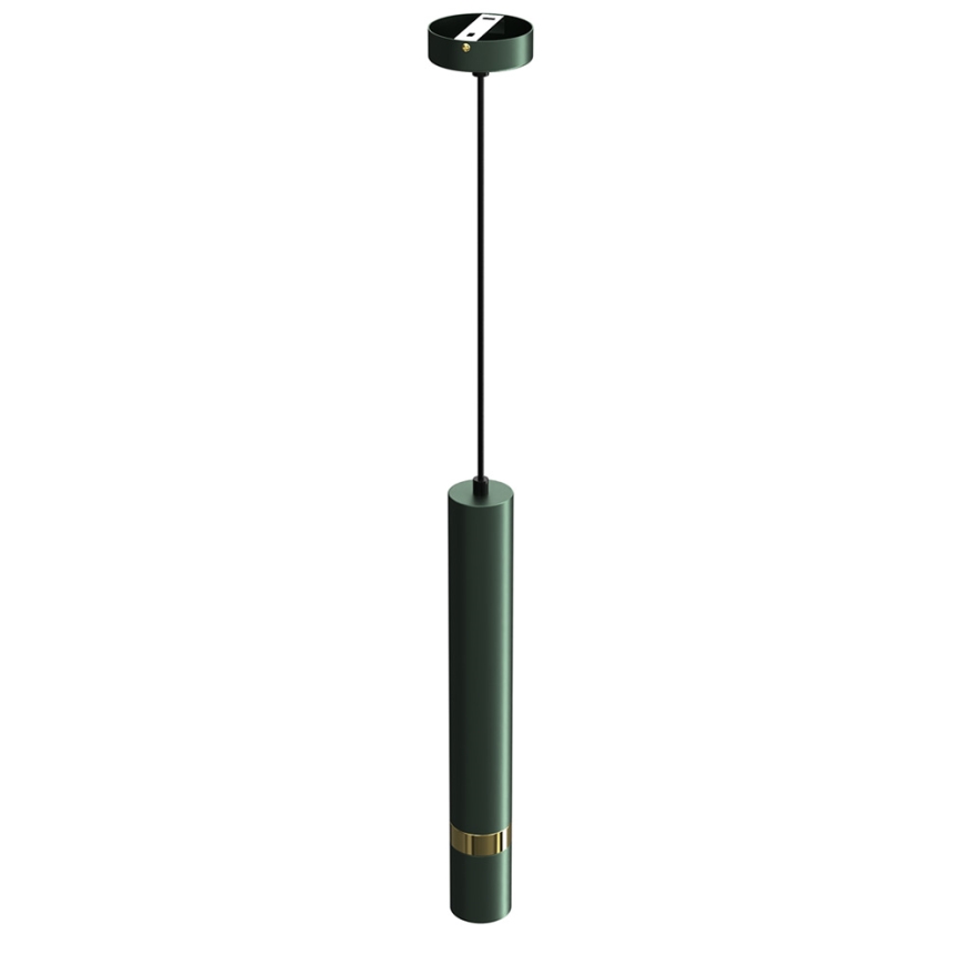 Pakabinamas šviestuvas ant laido JOKER 1xGU10/25W/230V žalia/auksinė