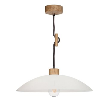 Pakabinamas šviestuvas ant laido JONA 1xE27/60W/230V ąžuolas