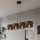 Pakabinamas šviestuvas ant laido KARBON 4xE27/15W/230V juoda/ruda