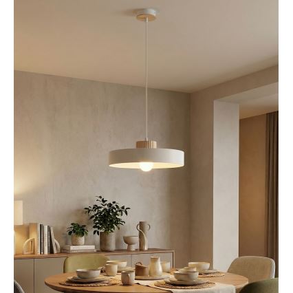 Pakabinamas šviestuvas ant laido KIVI 1xE27/15W/230V balta