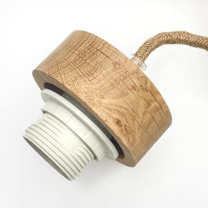 Pakabinamas šviestuvas ant laido LOOMIS 3xE27/15W/230V 130 cm smėlinis/ąžuolas