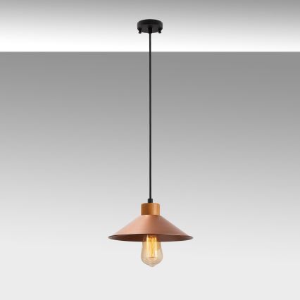 Pakabinamas šviestuvas ant laido MANAVGAT 1xE27/40W/230V varinis/rudas