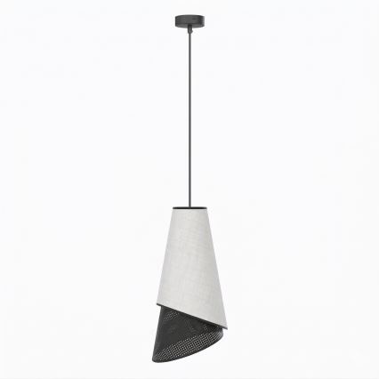 Pakabinamas šviestuvas ant laido MODA 1xE27/15W/230V pilka/juoda