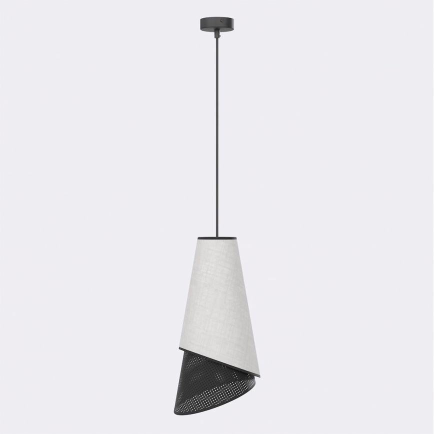 Pakabinamas šviestuvas ant laido MODA 1xE27/15W/230V pilka/juoda