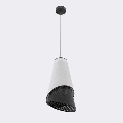 Pakabinamas šviestuvas ant laido MODA 1xE27/15W/230V pilka/juoda
