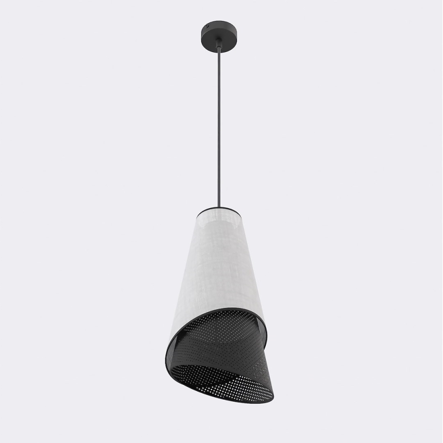 Pakabinamas šviestuvas ant laido MODA 1xE27/15W/230V pilka/juoda