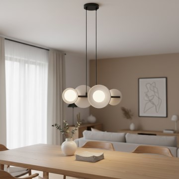 Pakabinamas šviestuvas ant laido MODELIS 4xG9/8W/230V baltas