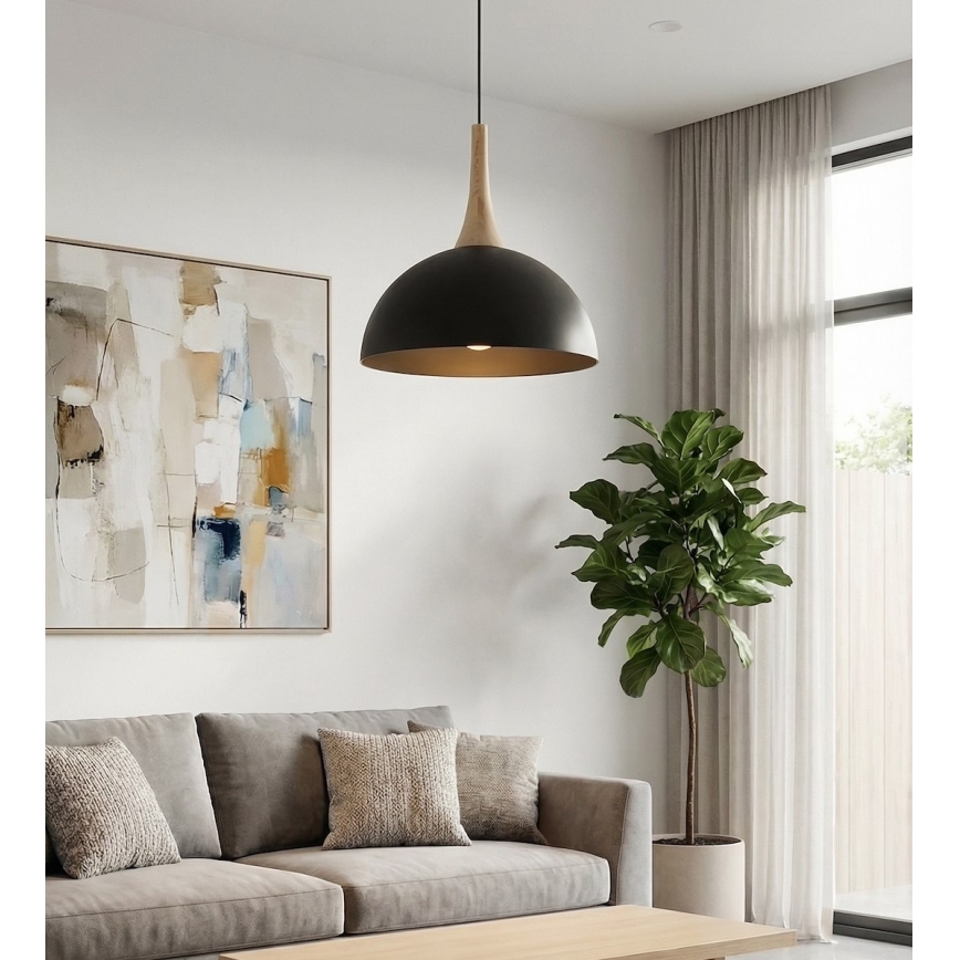 Pakabinamas šviestuvas ant laido NAUTICA 1xGX53/12W/230V juodas