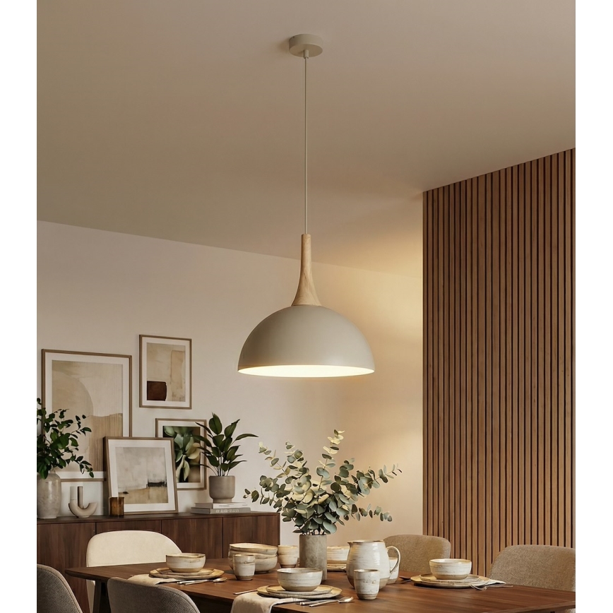 Pakabinamas šviestuvas ant laido NAUTICA 1xGX53/12W/230V smėlio spalvos