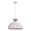 Pakabinamas šviestuvas ant laido NEVIS 1xE27/15W/230V, skersmuo 38 cm, kreminis
