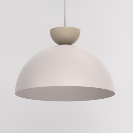 Pakabinamas šviestuvas ant laido NEVIS 1xE27/15W/230V, skersmuo 38 cm, kreminis