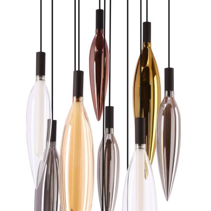 Pakabinamas šviestuvas ant laido NORDIC 11xG9/5W/230V juodas